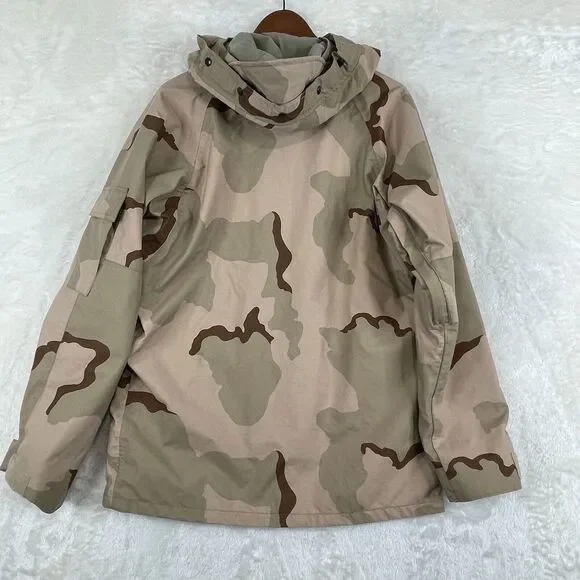 Desert Camo ECWCS Cold Weather Parka Adult Small Regular Nylon Hooded Military * - Picture 15 of 15